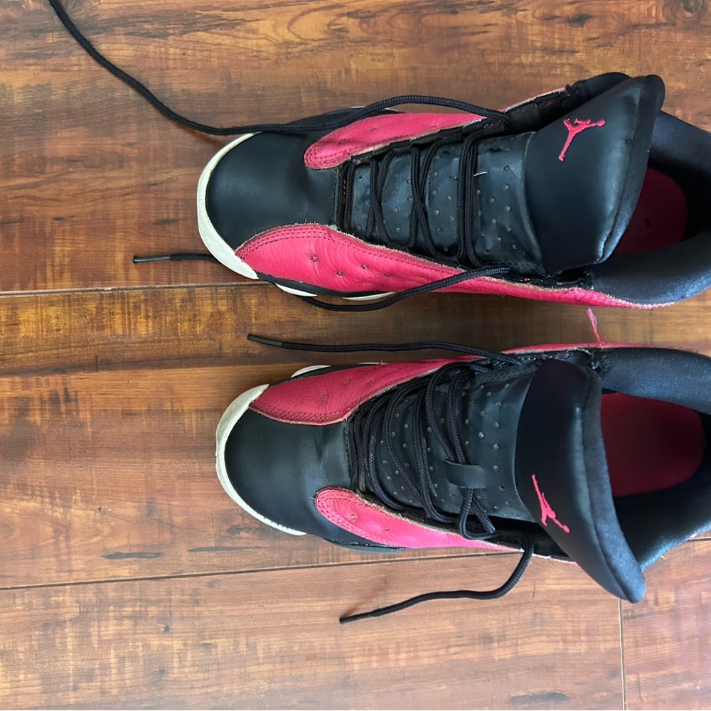 Jordan Women's Sneakers - Black and Red